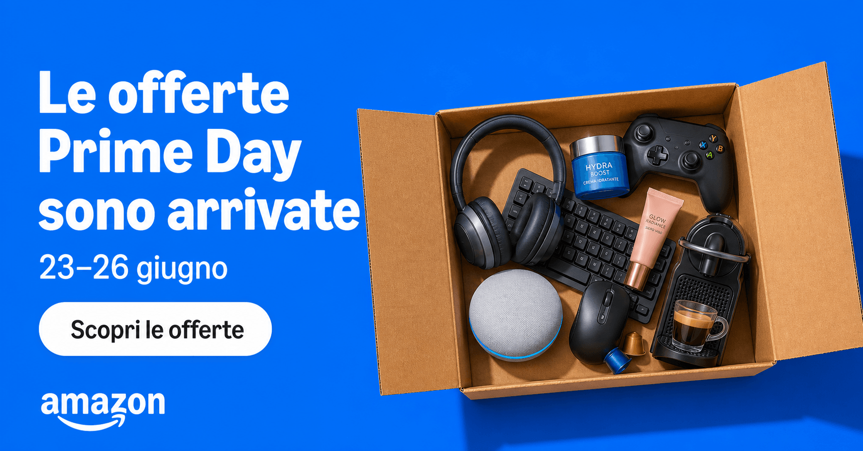 Sono arrivate le offerte Amazon Prime Day per elettronica e fotografia