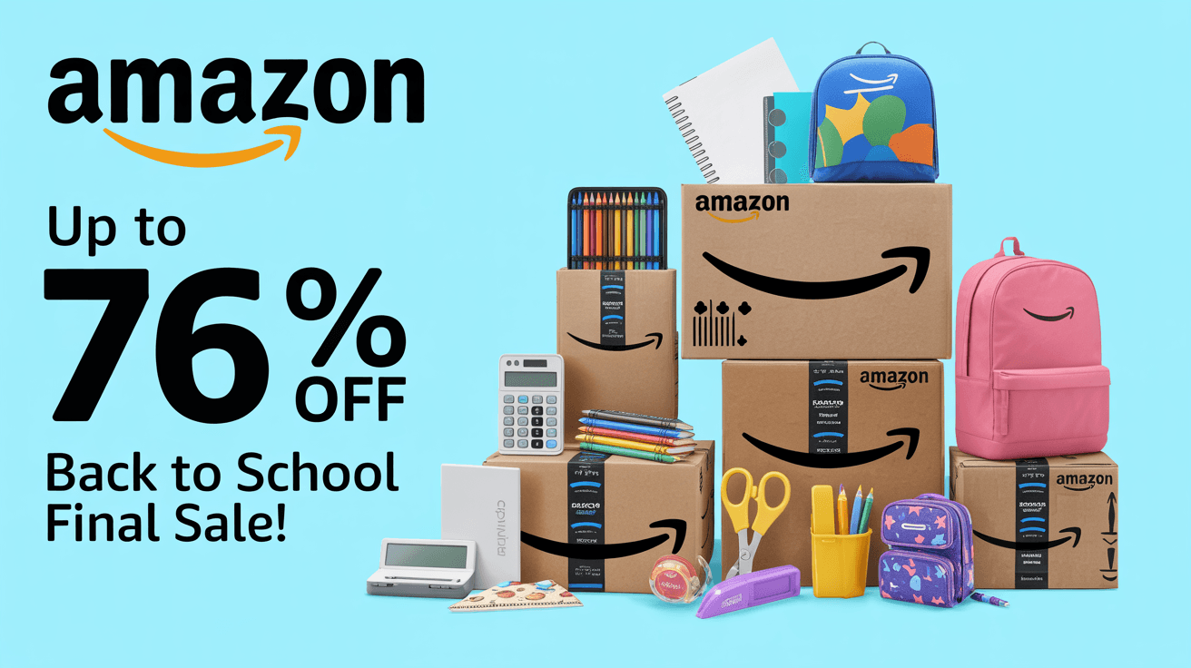 Amazon's Biggest Back to School Sale!