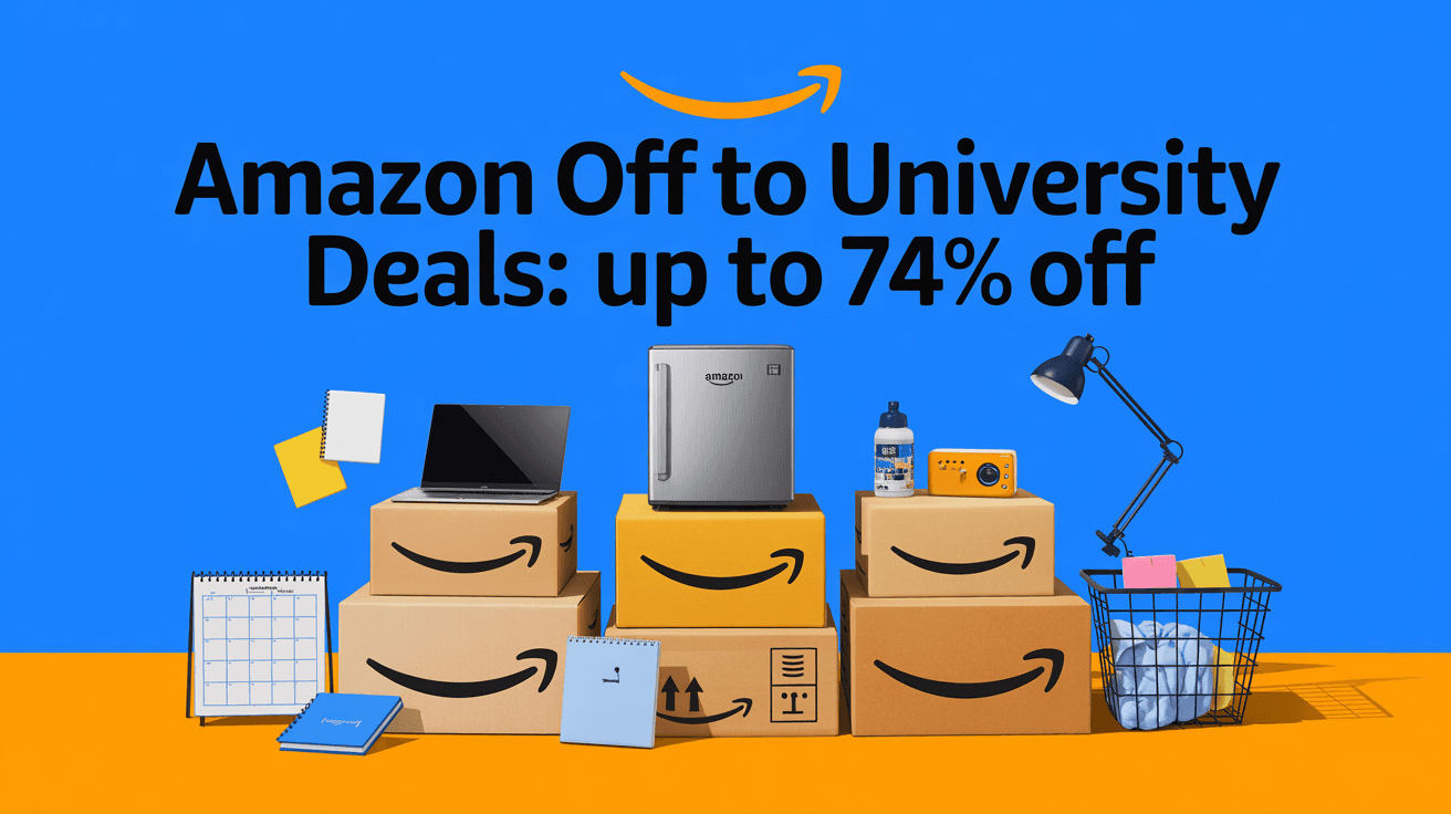 Amazon Student Deals — Off to University Starts Here