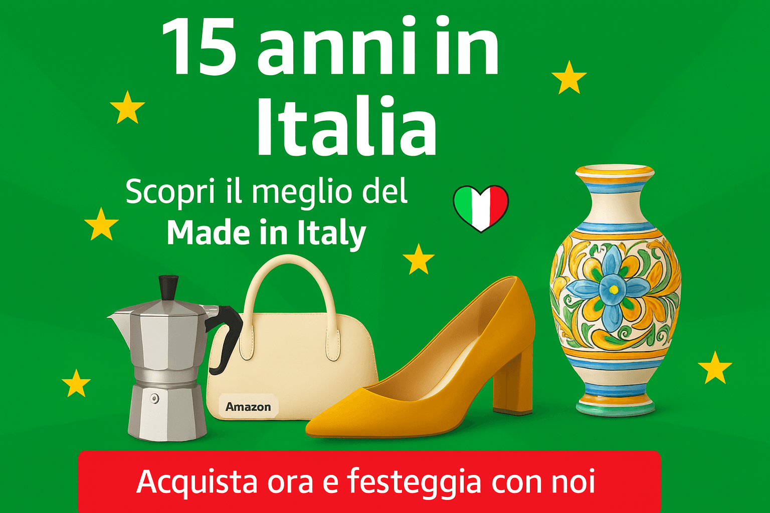 15 Anni Insieme: Offerte Speciali Made in Italy