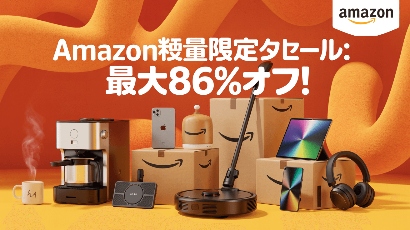 本日のAmazon数量限定タイムセールおすすめ