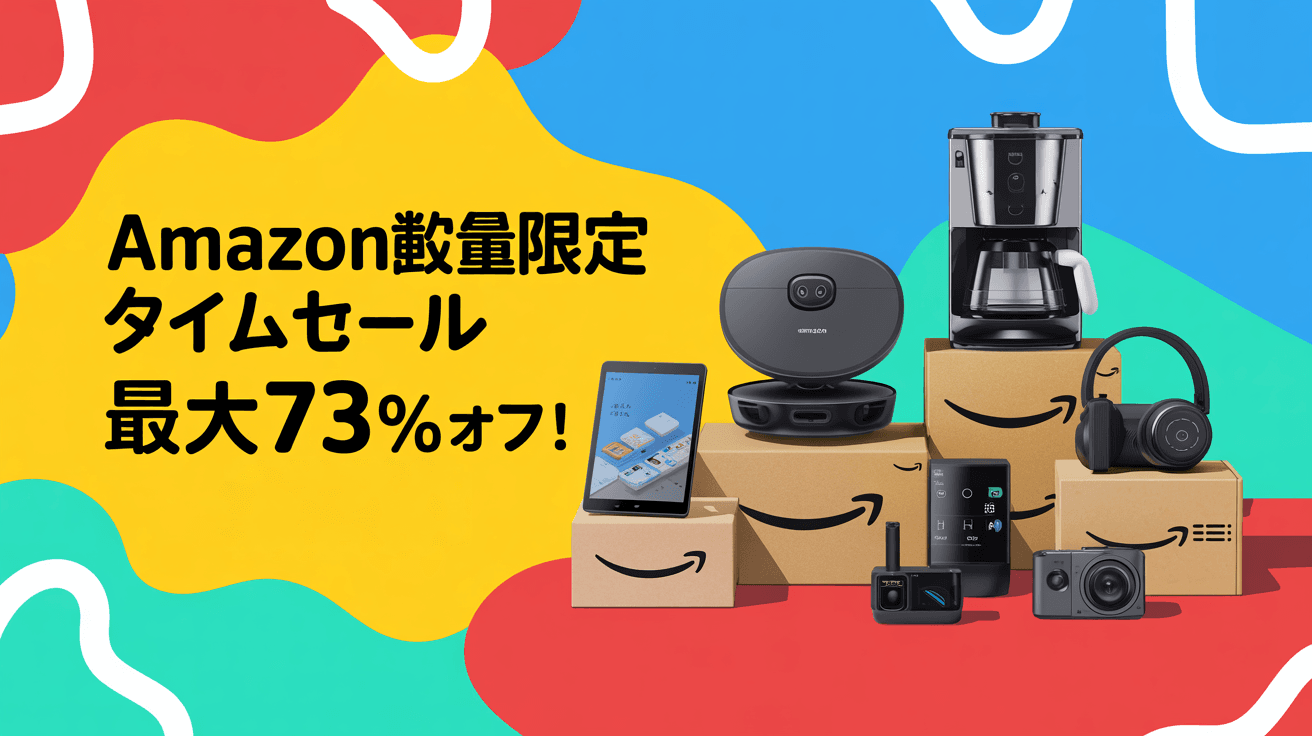 本日のAmazon数量限定タイムセールおすすめ