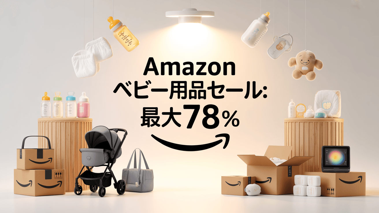 Amazon ベビー用品 セール開催中