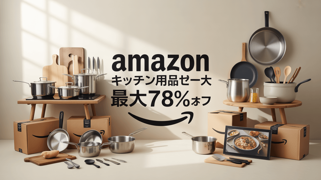 Amazon キッチン用品 セール開催中