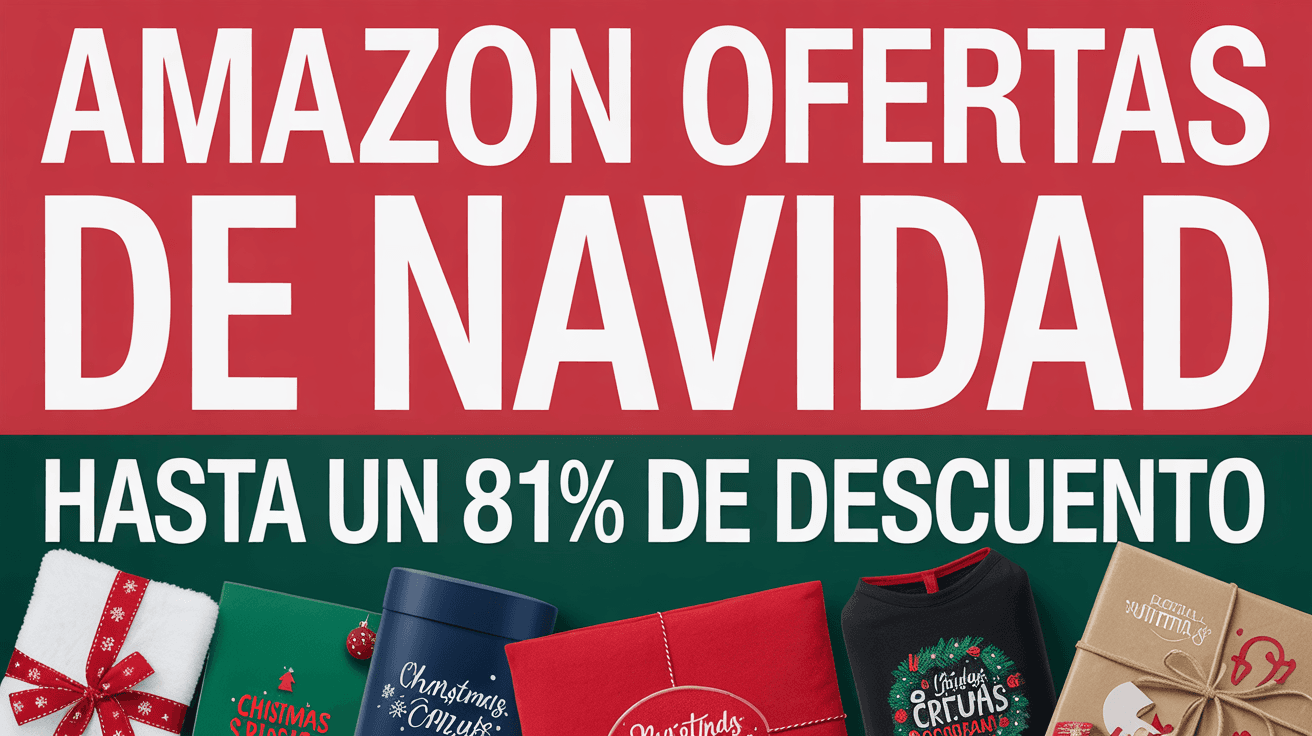 ¡Ofertas navideñas de Amazon! ¡Ya llegaron los regalos para mamá!