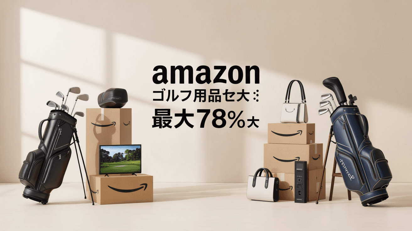 Amazon ゴルフ用品 セール開催中