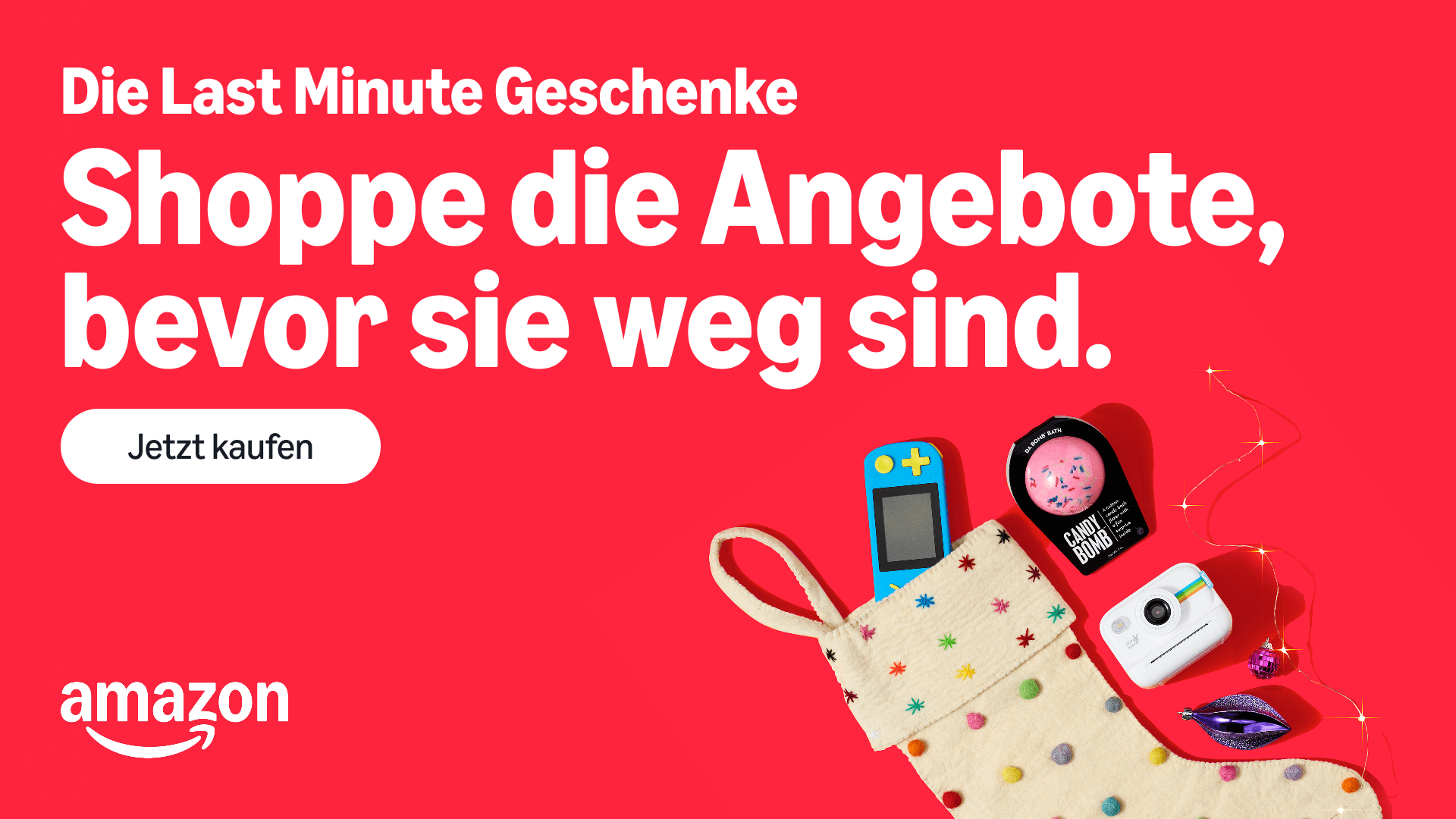 Die Last-Minute-Geschenke von Amazon für ihn sind da! 🎄