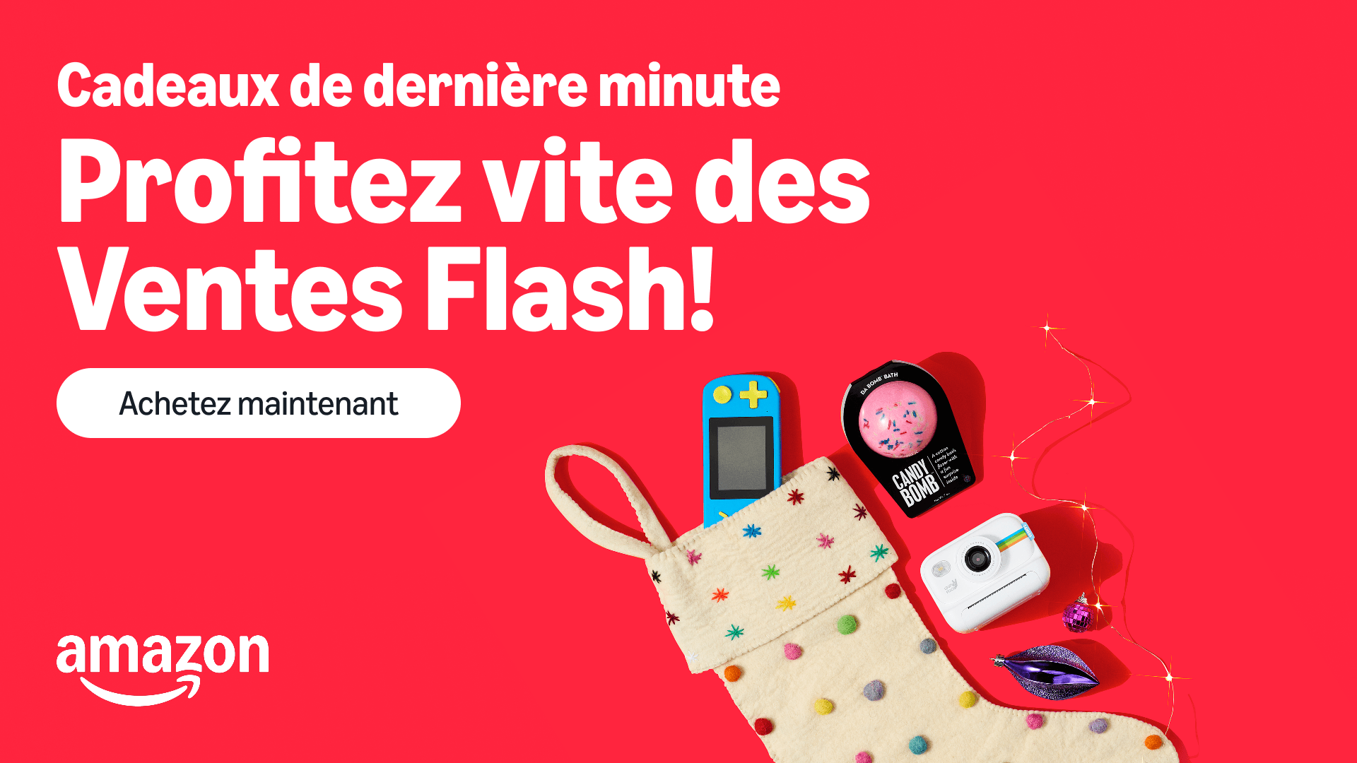 Les cadeaux de dernière minute d’Amazon pour les ventes sont arrivés ! 🎄