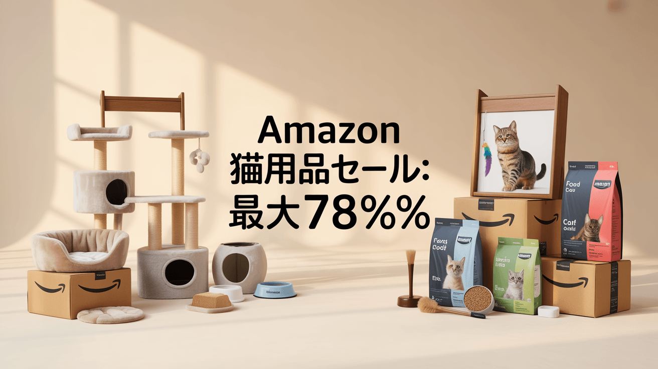 Amazon 猫用品 セール開催中