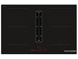Table induction Aspirante - BOSCH SER6 - PVQ811H26E Noir - 4-foyers - Home Connect - L802xP522 mm