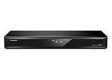 Panasonic DMR-BST760AG Blu-Ray Player und Recorder mit Twin HD DVB-S Tuner, 500 GB Festplatte, 4K Upscaling, Ultra HD, Simultanaufnahme, Smart Ready, Schwarz