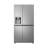 LG GSLE81PYBC Side by Side Kühlschrank | Klasse C | 628 L | Eis- | Crushed Ice- Wasserspender mit UVnano | Total No Frost | Smart Inverter Kompressor, Wi-Fi