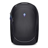 Alienware 18 Backpack - AW7825P - 28L Capacity, 3D Breathable mesh, Magnetic pocket organizers, RFID safe pocket, Weather resistant, 3D Iridescent reflective Alienware logo - Alienware Black