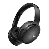 Bose QuietComfort SC Wireless Noise Cancelling Headphones, Bluetooth Over Ear Headphones with Up To 24 Hours of Battery Life, with Soft Case, Black