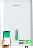 COMFEE' Deshumidificador de Humedad interior 20L / 2-EN-1 Purificador Eléctrico Silencioso con Ionizador, App/WIFI, 4 modos, Bajo Consumo con Depósito Extraible | Easy Dry 20 hasta 52 m² / 150 m³