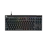 Logicool G ラピッドトリガー PRO X TKL RAPID ゲーミングキーボード アクチュエーションポイント 調整可能 押下圧 35g 日本語配列 G-PKB-TKL-RTBK 有線 テンキーレス 磁気式アナログスイッチ LIGHTSYNC RGB ゲーミング キーボード メカニカルキーボード PC ブラック 国内正規品