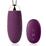 Deluxe Vibrator Vibro Ei mit Fernsteuerung, Vibratorensets Vibration für Frauen Klitoris G-Punkt, Analvibrator Dildo Sex Toys mit 26 Modi, SVAKOM Sex Spielzeug für die Frau Paare, Erotik Sexspielzeug