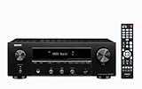 Denon DRA-800H Stereo Receiver und Verstärker, Alexa Kompatibel, 5 HDMI Eingänge, Phono-Eingang, Bluetooth und WLAN, DAB+ Radio, Musikstreaming, AirPlay 2, HEOS Multiroom, Schwarz