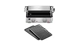 Braun MultiGrill 7 CG7020, Griglia Elettrica con 2 Termostati Elettronici Indipendenti, 3 Posizioni di Cottura, Vaschetta Raccogli Grasso, 2 Piastre in Dotazione, LxWxH 36.5x31.5x17.3 cm, 2000W