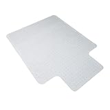 HON Office Chair Mat for Carpet, Computer Desk Chair Mat for Carpeted Floors, Easy Glide in Office or Home with Extended Lip (36” x 48”)