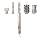 Shark FlexStyle Air Styling & Drying System, Powerful Hair Dryer Brush & Multi-Styler with Auto-Wrap Curlers, Paddle Brush, Oval Brush, Concentrator Attachment, Stone, HD430