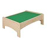 【JAJAN】天然木キッズ【nico】プレイテーブル幅120cmナチュラル［お遊びスペース］奥行40cm高さ115cm［おままごと、レール遊び…いつでも遊んでしまえる！］