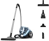 Rowenta Compact Power XXL Aspiradora con cable sin bolsa, motor EffiTech, depósito suciedad 2,5L, tecnología ciclónica, cabezal alta eficiencia, accesorio para mascotas, aspiradora silenciosa, RO4871