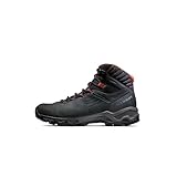 Mammut Herren Mercury Iv Mid Gtx Men Trekking- & Wanderschuhe, Black Hot Red, 42 2/3 EU