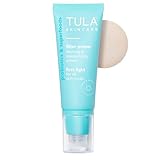 TULA Skin Care Face Filter Blurring and Moisturizing Primer - First Light, Evens the Appearance of Skin Tone & Redness, Hydrates & Improves Makeup Wear, 1fl oz