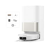DREAME X50 Ultra Complete Robot Aspirateur Avec Station, 20000 Pa, 6 cm d'Escalade, 89 mm Fin, Brosse Latérale Extensible Et Serpillière, Nettoyage À 80°C, Brosse Double et Brosses Latérales Amovibles