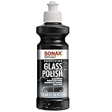 SONAX PROFILINE GlassPolish (250 ml) Glaspolitur zum Entfernen von leichten Verkratzungen, Vermattungen und Verätzungen aus Echtglas/Art-Nr. 02731410