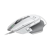 Logitech G502 X Wired Gaming Mouse - LIGHTFORCE hybrid optical-mechanical primary switches, HERO 25K gaming sensor, compatible with PC - macOS/Windows - White