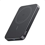 Anker MagGo Power Bank, Ultra-Slim 10,000mAh Magnetic Battery Pack, Qi2 Certified 15W Ultra-Fast MagSafe Compatible Portable Charger, Ergonomic Design, for iPhone17/16/15/14 Series Only(Not for Pixel)
