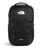 The North Face Vault Everyday Laptop Backpack | Commuter Travel Bag with Water-Repellent Finish, Spacious Main Compartment, TNF Black-NPF, One Size