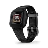 Garmin vívofit Jr.3, Fitness Tracker for Kids, Includes Interactive App Experience, Swim-Friendly, Up To 1-year Battery Life, Adjustable watch band, Cosmic Black