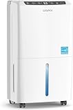 Waykar 2,000 Sq. Ft Energy Star Dehumidifier for Home and Basements, with Auto or Manual Drainage, 0.6 Gal Water Tank Capacity