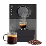 Cecotec Cafetera Superautomática Compacta Cremmaet Cube. 1350W, Sistema de Prensado de 10g, Sistema Pre-Infusión, 19 Bares, Sistema Thermoblock, 5 Niveles de Molienda, Panel de Control Táctil