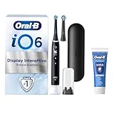 Oral-B Spazzolino Elettrico Ricaricabile iO 6N Nero, 1 Spazzolino Elettrico, 2 Testine Di Ricambio, Custodia Da Viaggio + 1 Dentifricio Oral-B Pro Expert, Pulizia Denti Efficace