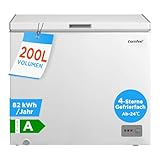 Comfee RCC201WH6(E) congelatore/82 kWh/anno/85 cm di altezza/200L/compressore inverter/41 dB basso volume/adatto per diversi scenari di utilizzo/regolatore di temperatura regolabile/bianco