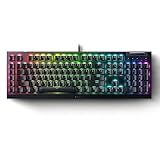 Razer BlackWidow V4 X - Tastiera meccanica da gaming Chroma RGB, Switch meccanici gialli, 6 pulsanti macro dedicati, Tasti in ABS a doppia iniezione, QWERTY Tastiera Italiana | Nero
