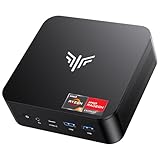 NiPoGi Essenx E3 Mini PC АMD Ryzen 5 3500U (Mejor que N150/Máx. 3.7GHz/28W) Win11 Pro 16GB DDR4 512GB SSD, Mini Ordenador con Doble LAN/Triple Pantalla 4K/WiFi/Bluetooth/USB 3.2 para Oficina y Escuela