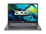 acer Aspire 17 (A17-51M-50PC) Laptop, 17" FHD IPS Display, Intel Core 5 120U, 16 GB RAM, 1 TB SSD, Intel Grafik, Windows 11, QWERTZ Tastatur, grau