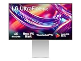 LG 32U990A Monitor 32" 6K, 6144x3456, Thunderbolt 5, integrazione totale con Mac, Nano IPS Black, 224PPI, HDR 600, Adobe RGB 99,5%, DCI-P3 98%, Speaker, USB-C, HDMI 2.1, DP 2.1, KVM, PBP, PIP, Argento