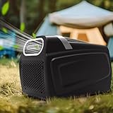 Condizionatore Portatile Silenzioso Senza Unità Esterna, Raffrescatore D'aria Per Stanza Camper E Patio, Telecomando, Display LED, Doppio Tubo