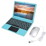 Ordinateur Portable, Ordinateur Portable Traditionnel Quad Core de 10,1 Pouces avec Souris Filaire USB pour Android 12.0, Souris D'ordinateur Portable Ultra Fine (Prise UE 2 Go +