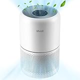 LEVOIT Air Purifiers Large Room Bedroom Home Up to 1073 ft², AHAM VERIFIDE, 4 Customized Replacement Filter Remove Allergies Pollen Dust Smoke Odor, Air Cleaner with Sleep Mode, Core 300-P White