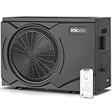 MICOE 100,000 BTU Smart Swimming Pool Heat Pump, Electric Pool Heater for 26,000 Gallons Above Ground & Inground Pools, App-Controlled Heating & Cooling, 220–240V
