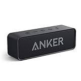 Anker Soundcore Bluetooth Speaker Upgraded Version with 24H Playtime, IPX5 Waterproof, Stereo Sound, 66ft Bluetooth Range, Built-In Mic, Portable Wireless Speaker for iPhone Samsung