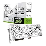 ASUS TUF Gaming GeForce RTX 5070 Ti 16 Go GDDR7 BTF White OC Edition Carte Graphique (NVIDIA DLSS 4, 3,125 lot, PCIe 5.0, 3 x DisplayPort 2.1b, 2 x HDMI 2.1b, GC-HPWR, Blanc