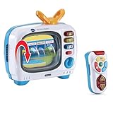 VTech-Baby Mi Tele Mágica Juegos y Canales, Televisión Interactiva Bilingüe, Juguete Niños 1 Año, Ruleta y Mando Luminoso, Enseña Conceptos y Vocabulario, Versión ESP